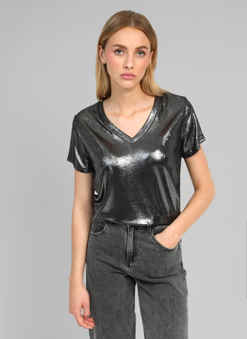 T-SHIRT ALIZELAN anthracite