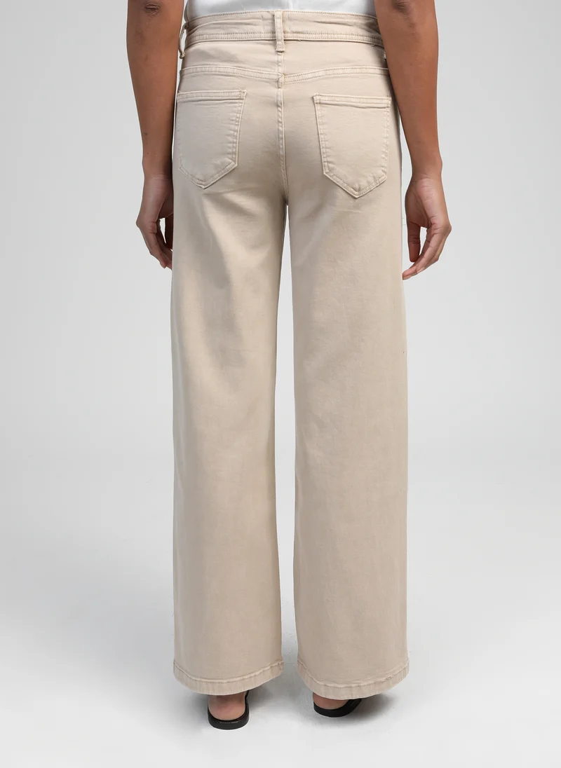 PANTALON PARTY beige
