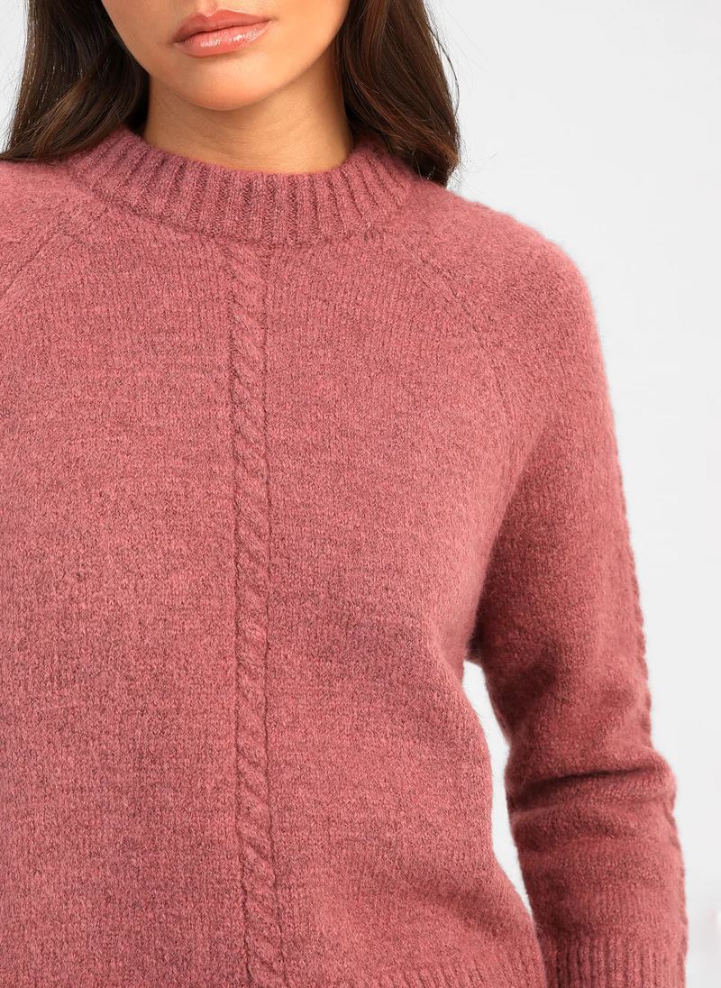 PULL LETRESSY bois de rose
