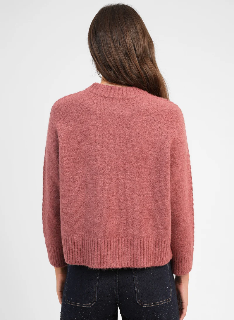 PULL LETRESSY bois de rose
