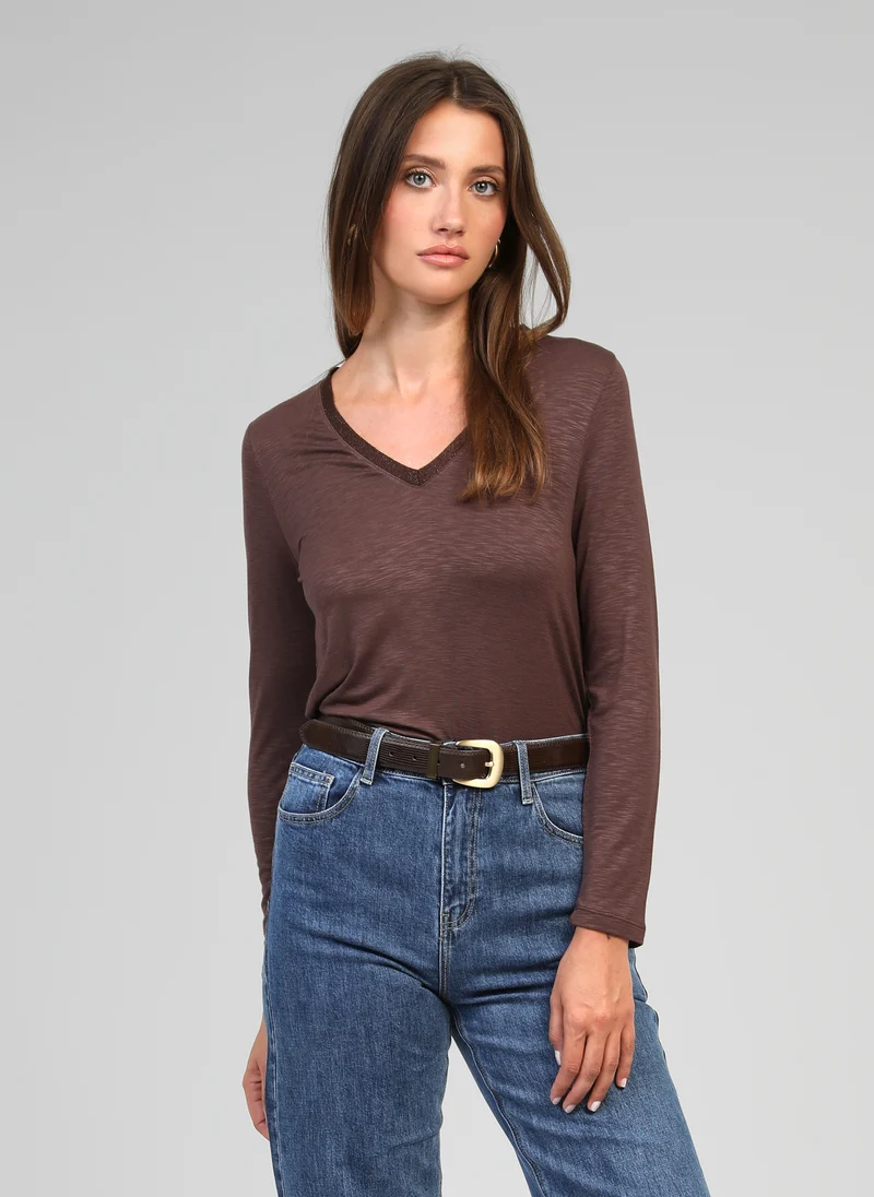 T-SHIRT TENIO choco