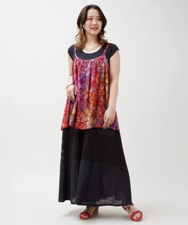 Camisole en rayonne batik de Bali