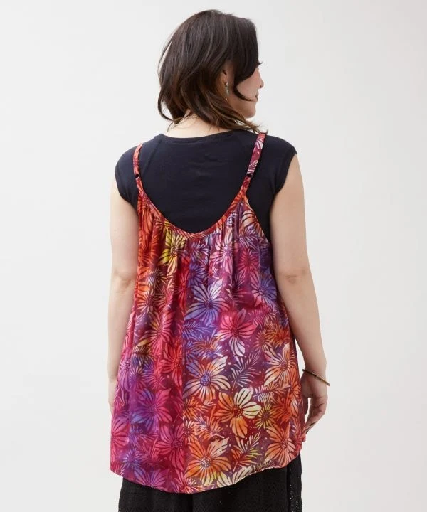 Camisole en rayonne batik de Bali