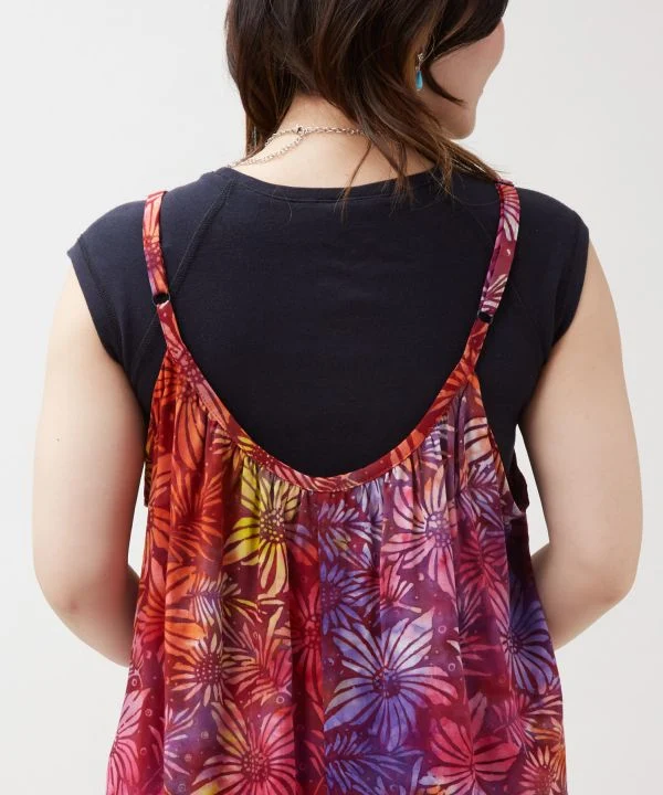 Camisole en rayonne batik de Bali