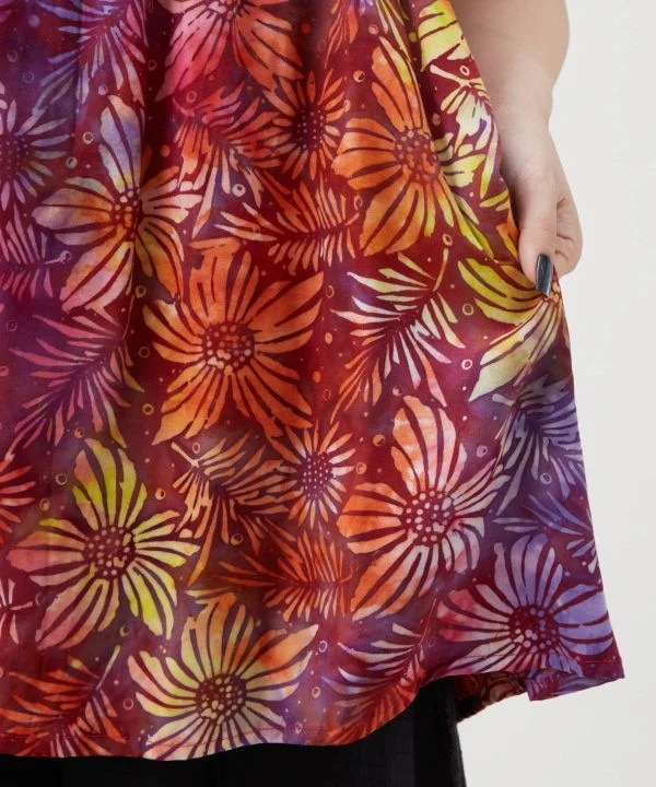 Camisole en rayonne batik de Bali
