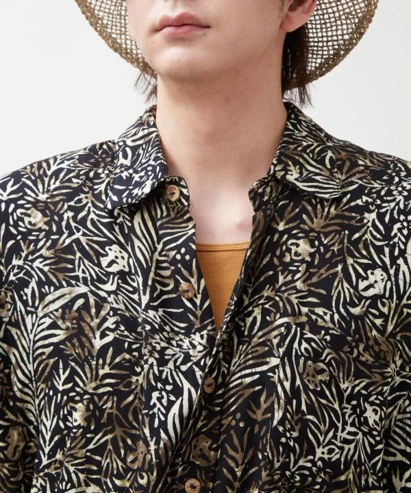 Chemise en rayonne batik de Bali