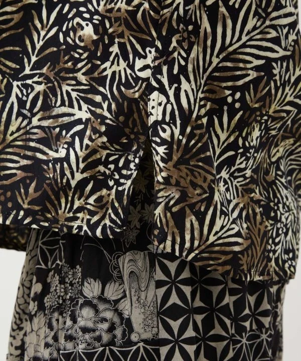 Chemise en rayonne batik de Bali