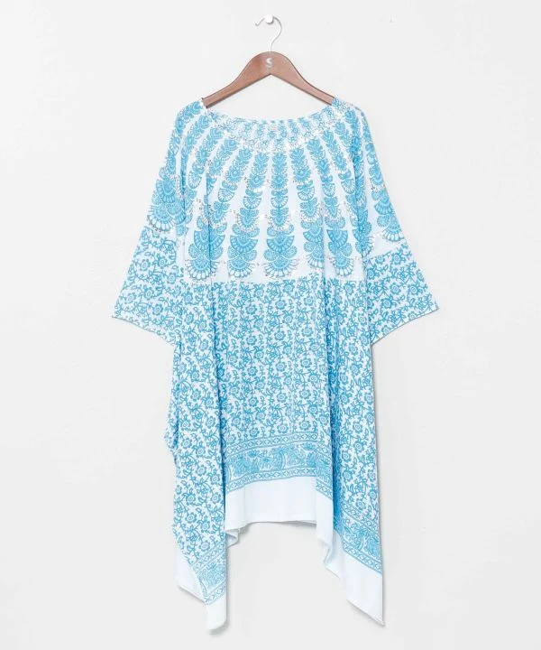 Tunique en rayonne à motif mandala balinais