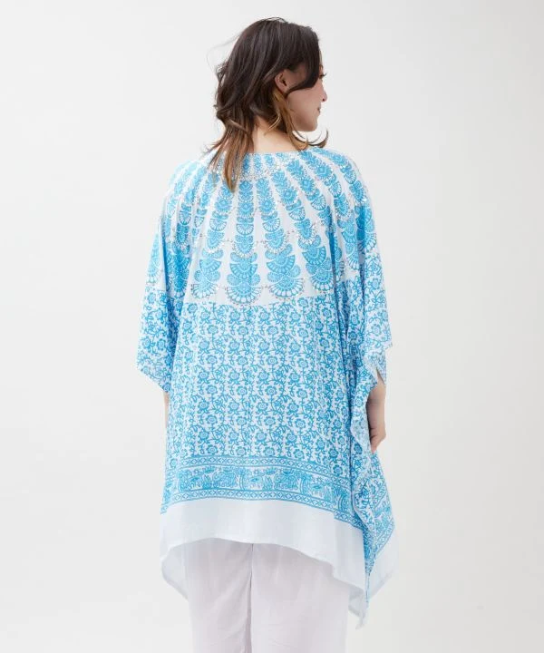 Tunique en rayonne à motif mandala balinais