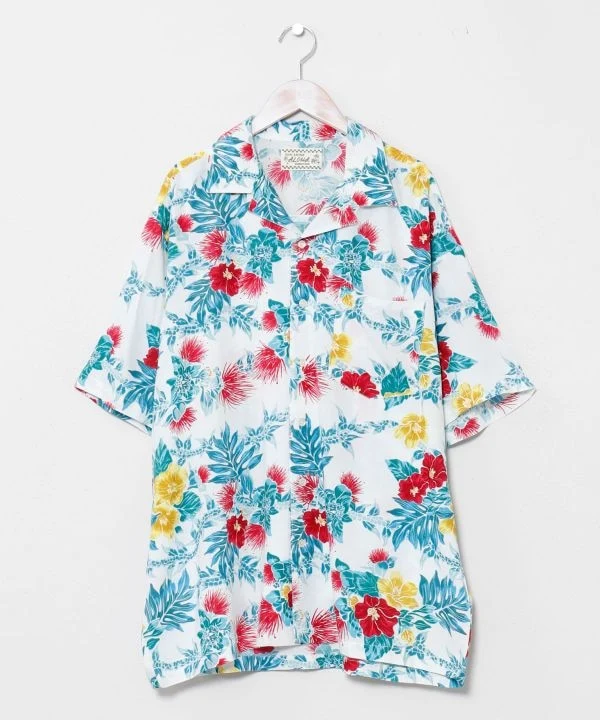 Chemise hawaïenne pour homme à imprimé botanique