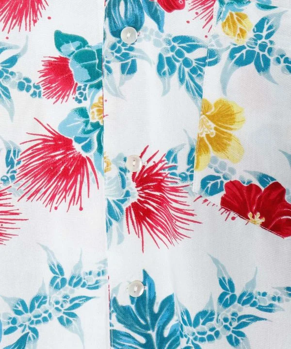 Chemise hawaïenne pour homme à imprimé botanique