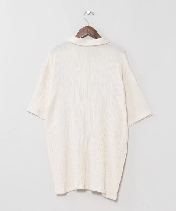 Chemise unisexe en coton thaïlandais texturé