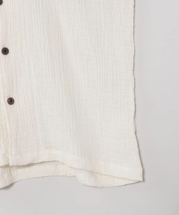 Chemise unisexe en coton thaïlandais texturé