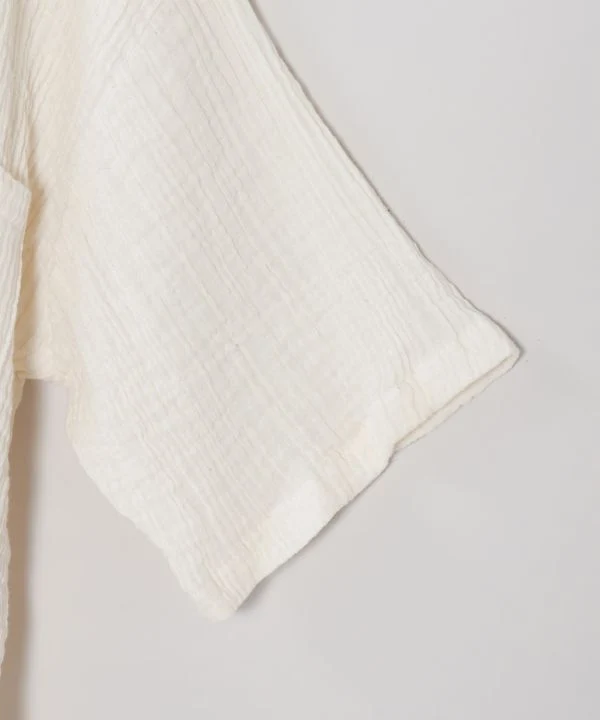Chemise unisexe en coton thaïlandais texturé