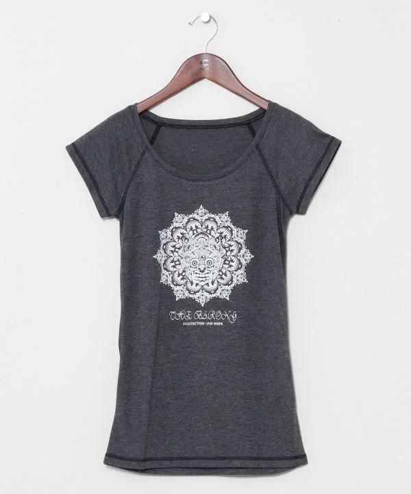 T-shirt à motif Barong en flammage