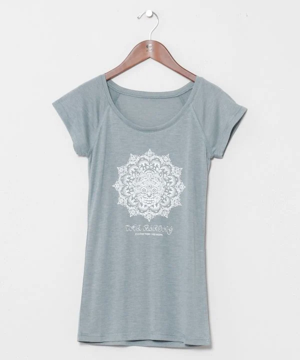T-shirt à motif Barong en flammage