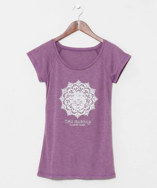 T-shirt à motif Barong en flammage