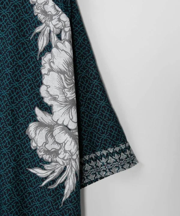 T-shirt homme en coton imprimé lotus