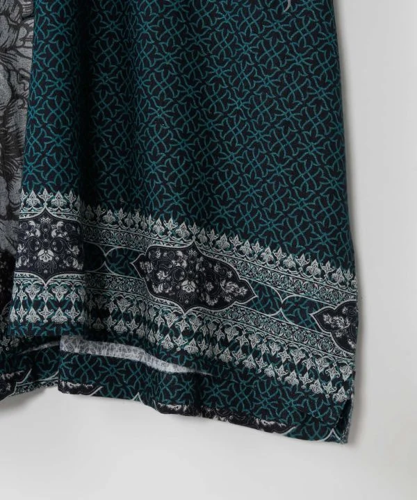 T-shirt homme en coton imprimé lotus