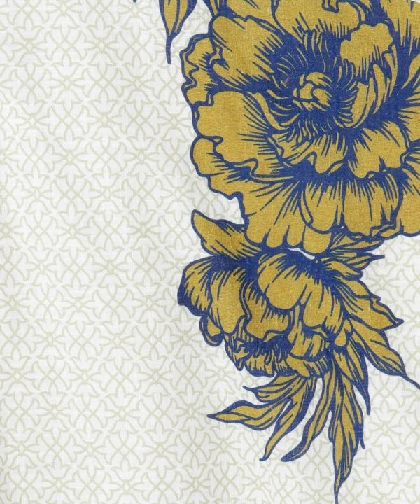 T-shirt homme en coton imprimé lotus