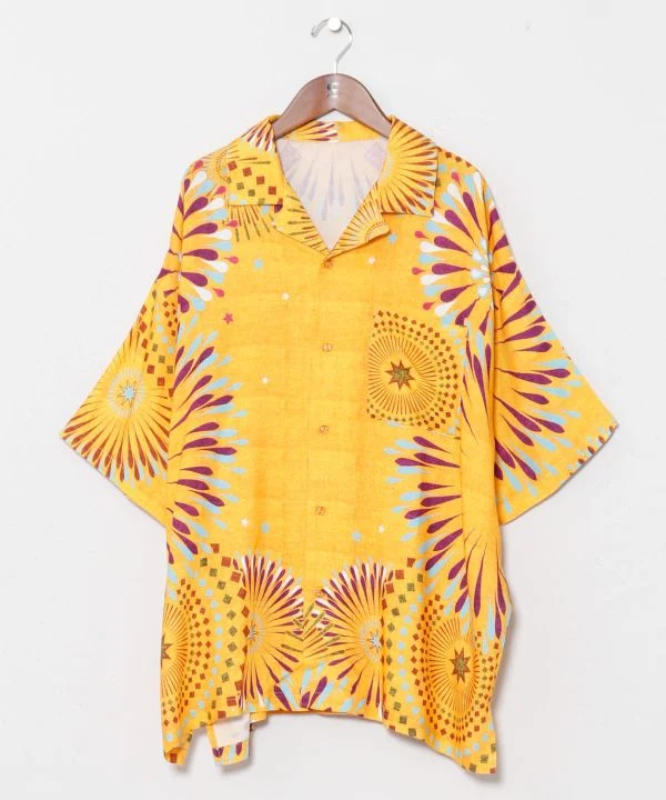 Chemise hawaïenne Calavera Fireworks