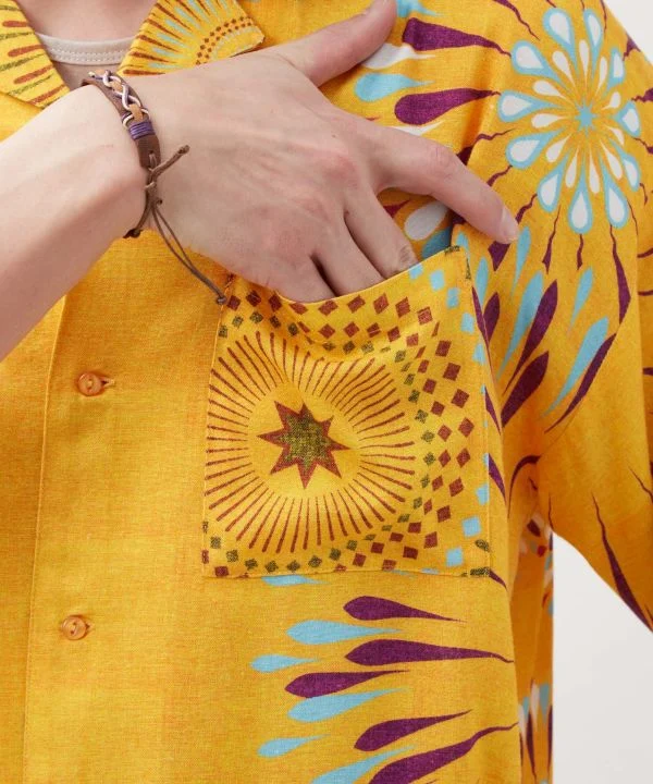 Chemise hawaïenne Calavera Fireworks