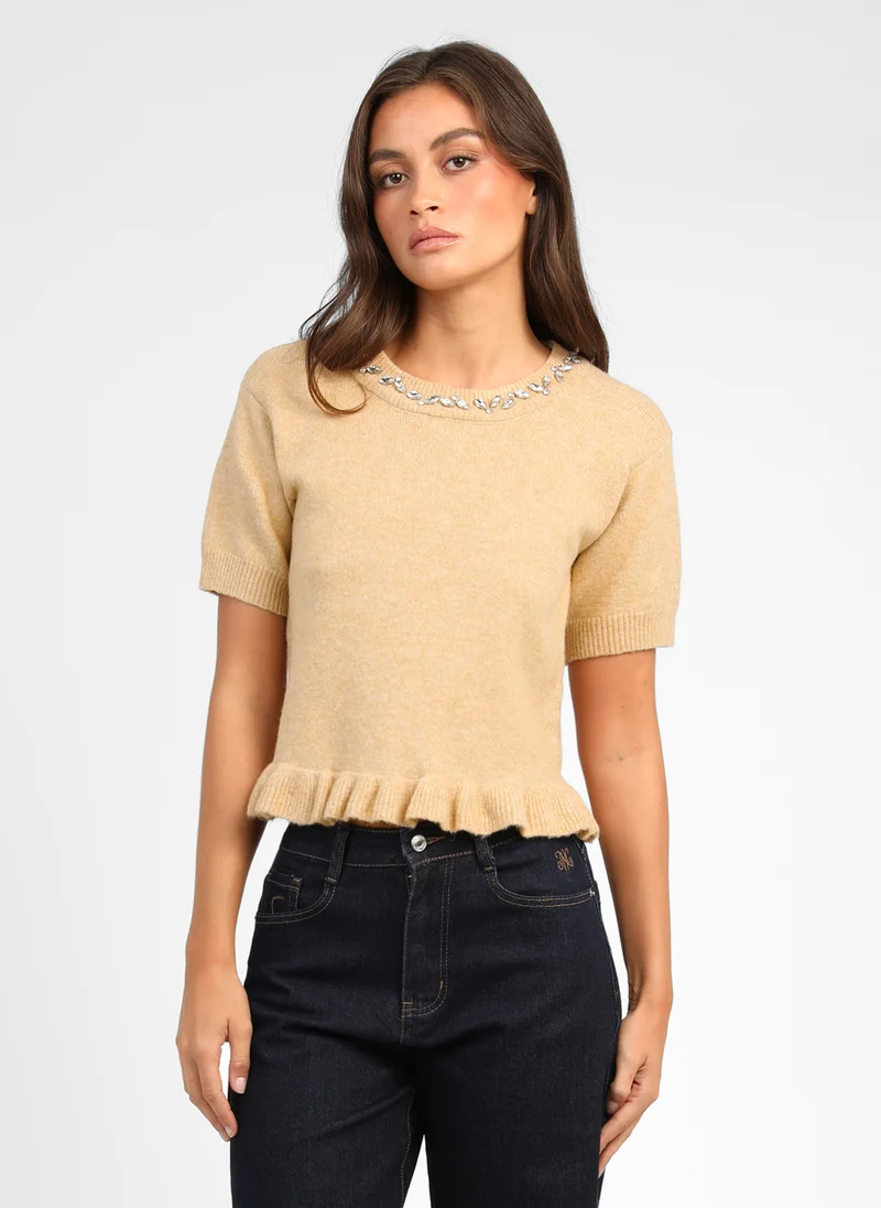 PULL NESTORINE vanille