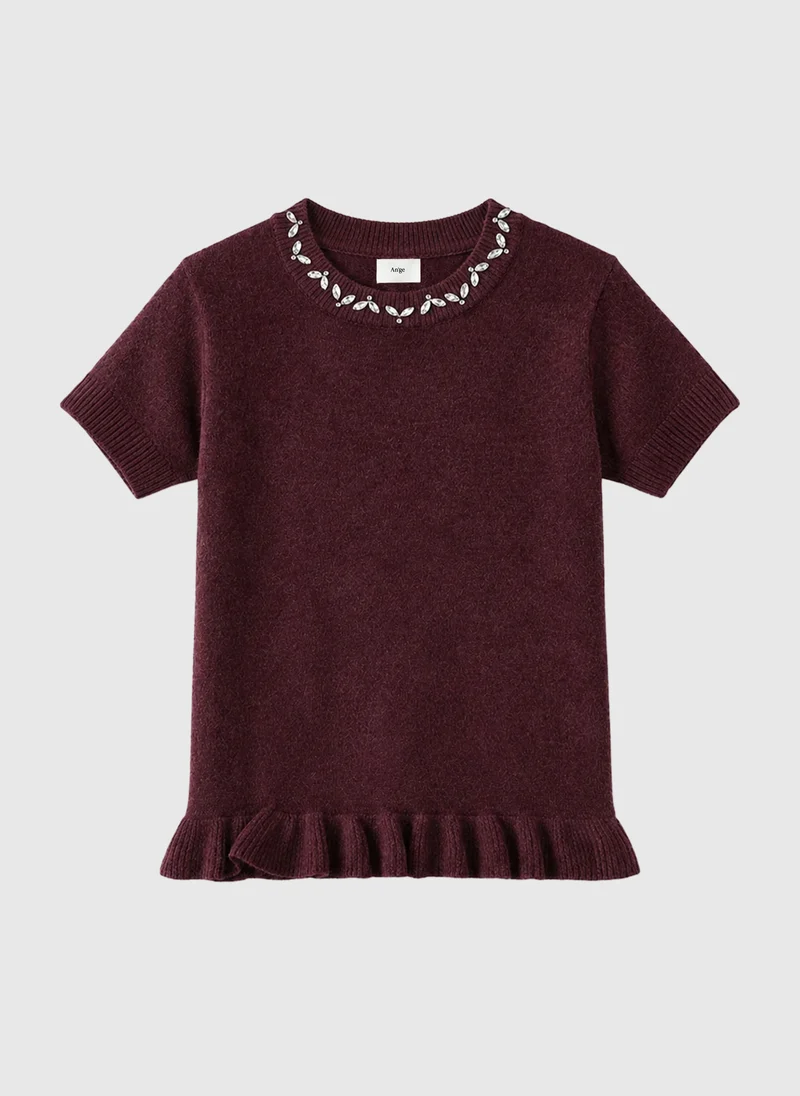 PULL NESTORINE grenat