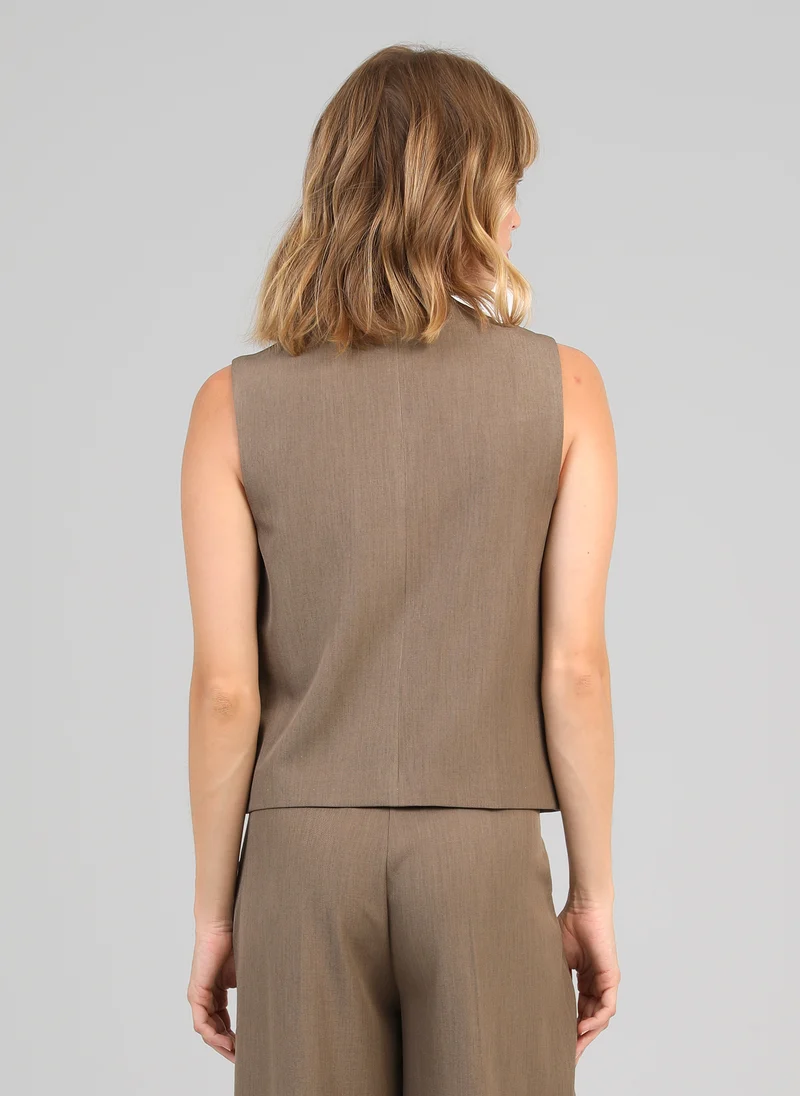VESTE ZEFIA taupe