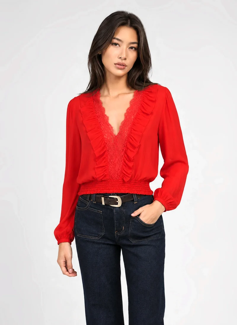 BLOUSE SAMISTA rouge