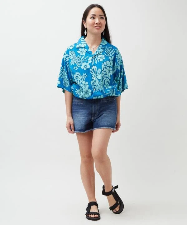 Chemise hawaïenne à motif vintage