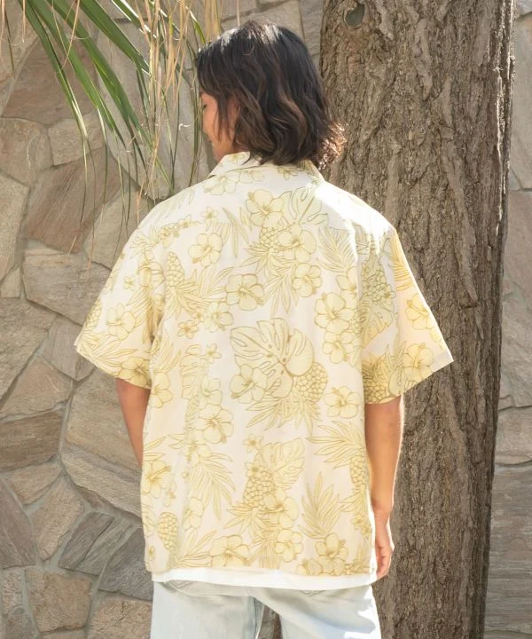 Chemise hawaïenne à motif vintage