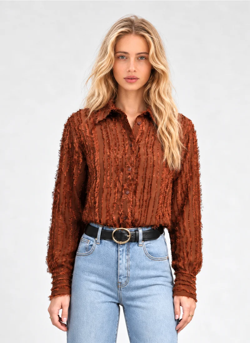 CHEMISE SOPHENA chocolat
