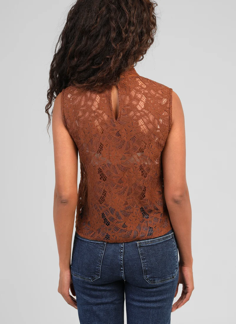 TOP SOLIMA marron