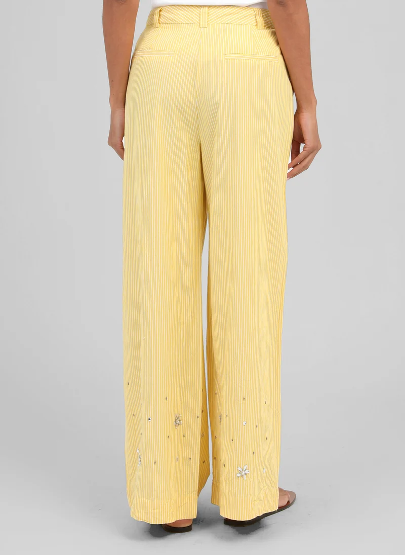 PANTALON RYLANA jaune