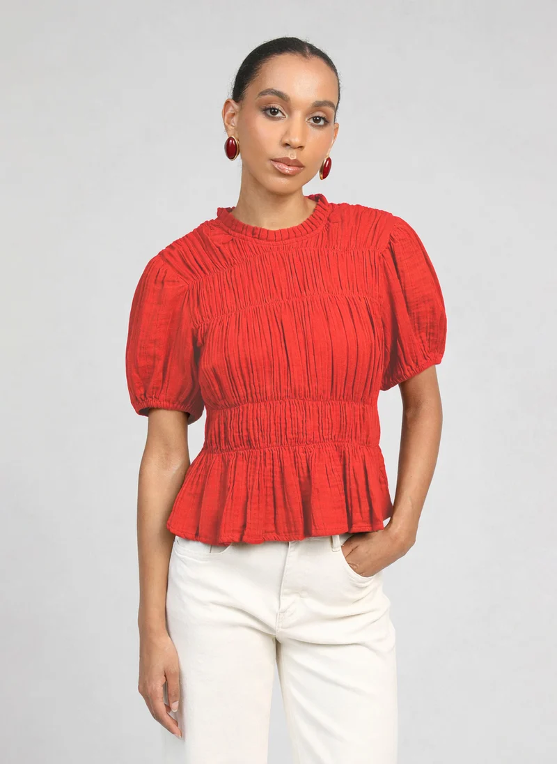 TOP SIZAYA rouge