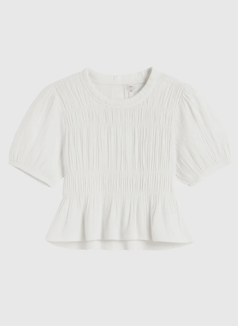 TOP SIZAYA blanc
