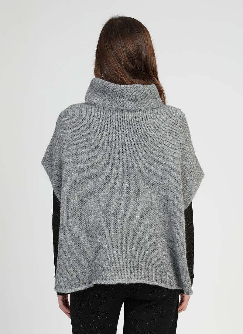 PULL LOKO gris chiné