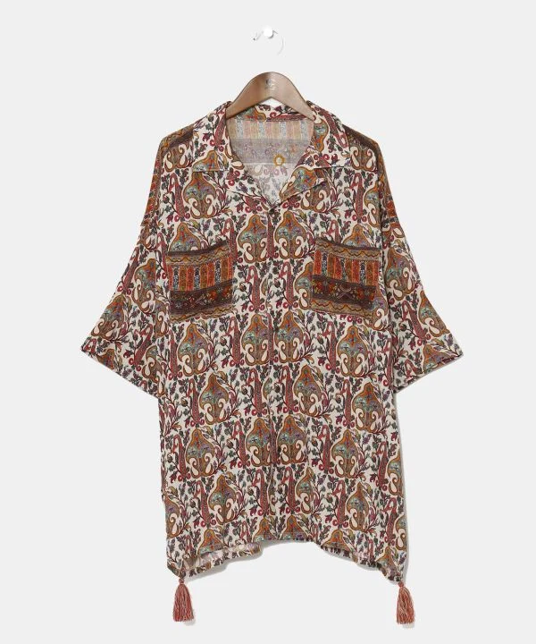 Chemise bohème unisexe sans effort