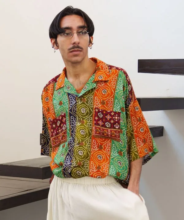 Chemise bohème unisexe sans effort