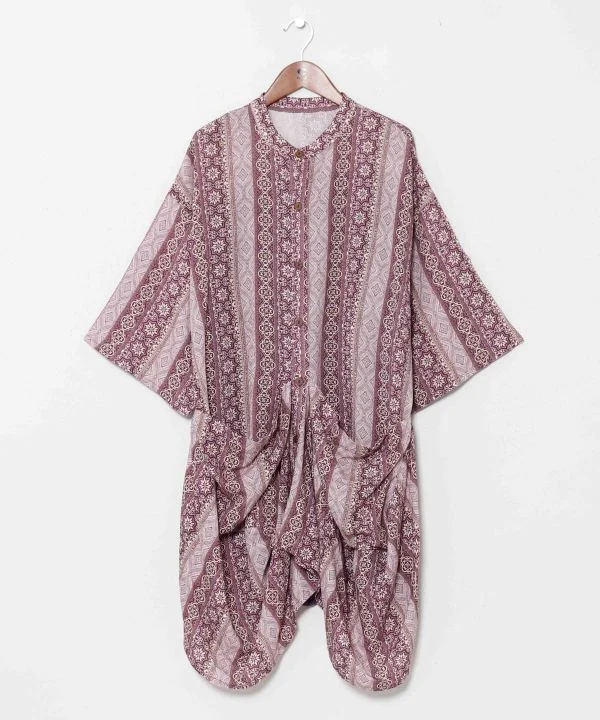 Chemise homme à motif géométrique