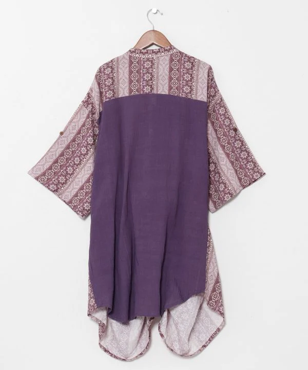 Chemise homme à motif géométrique