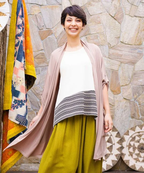 Ensemble cardigan et top facile à porter