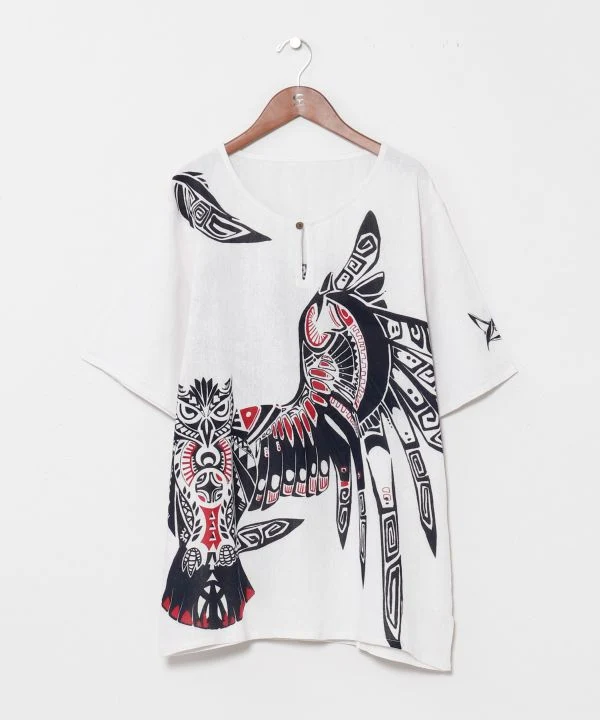 Amina x Yosuke Tribal Owl Cotton Top