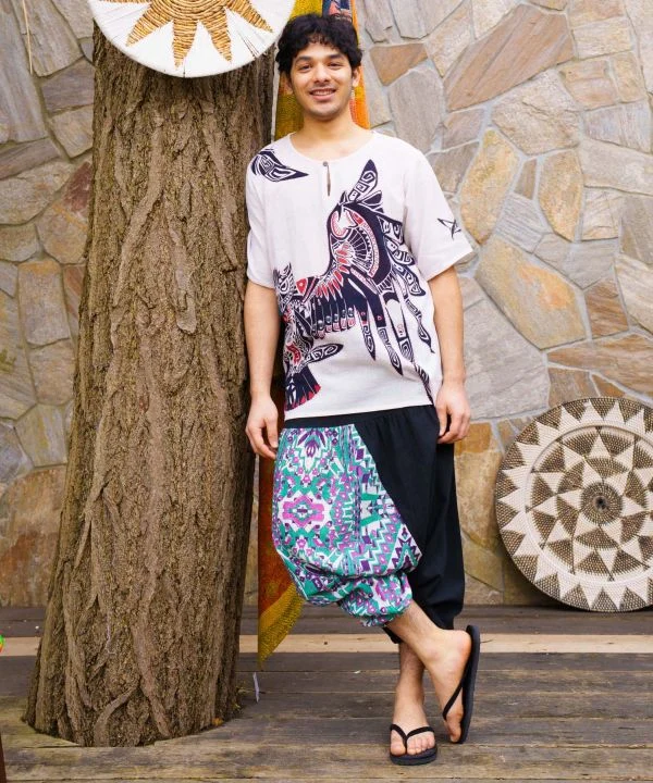 Amina x Yosuke Tribal Owl Cotton Top