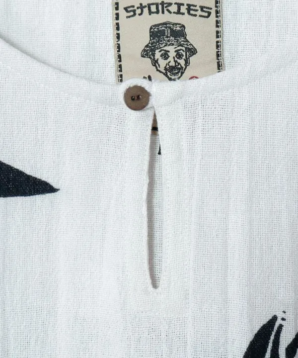 Amina x Yosuke Tribal Owl Cotton Top