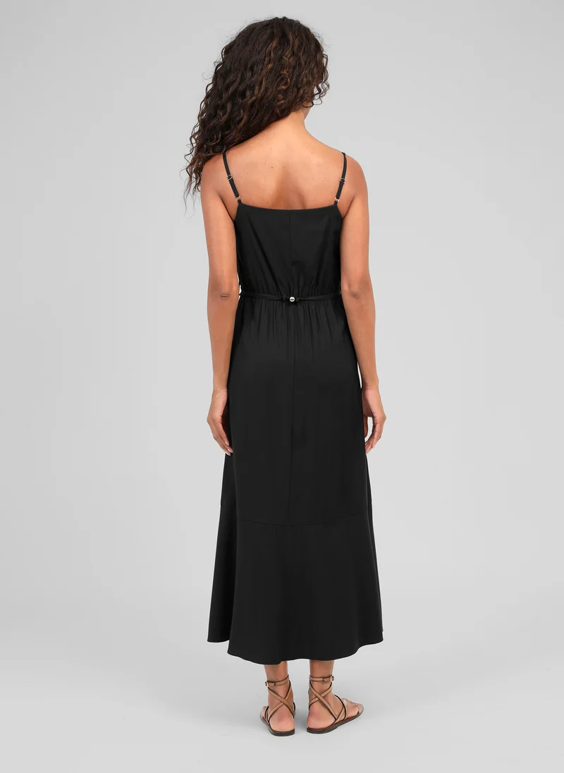ROBE MIDI MALIAM noir