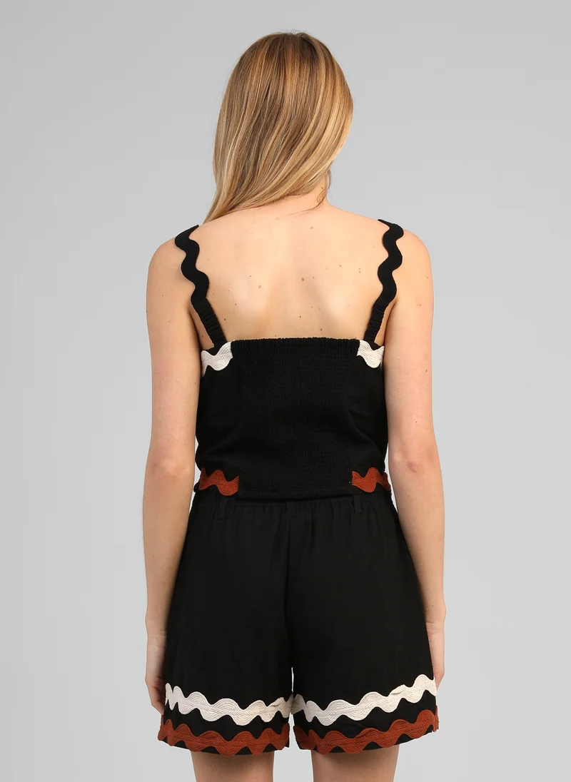 DEBARDEUR SOLINE noir