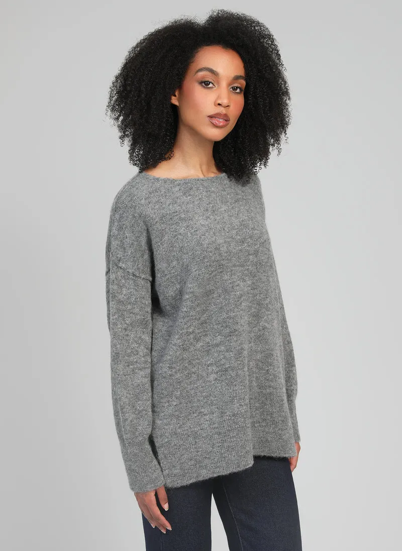 PULL LAFUNKY gris chine