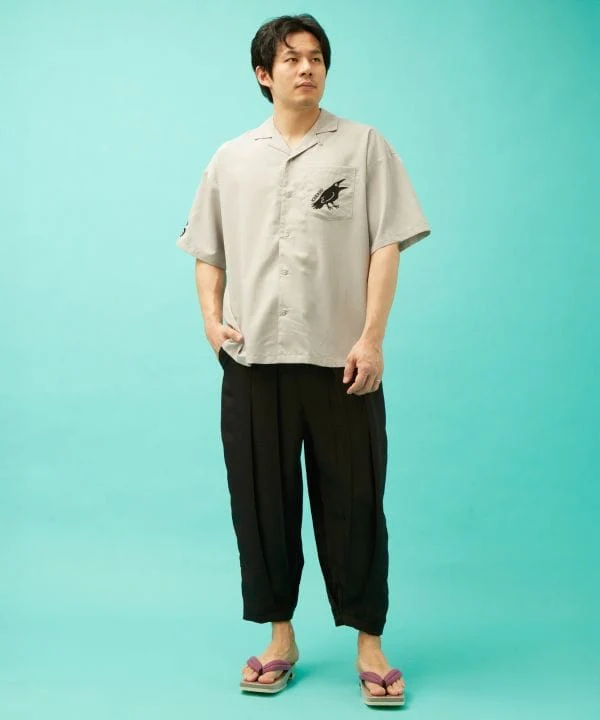 ASOBIE - Chemise brodée Ukiyoe
